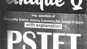 Unique q book for pstet pdf free download Pstet 2024
