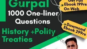 Ebook For History + Polity: 1000 One Liner Questions – Quick Revision Masterbook